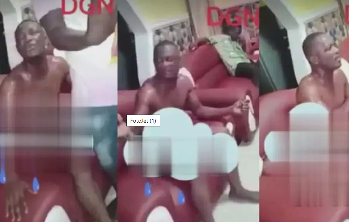 A Ghanaian Pastor caught red-handed sleeping with a married woman(video)