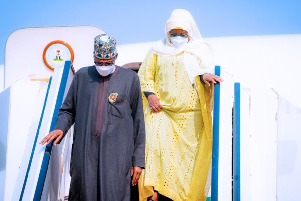 President Buhari and his wife Aisha