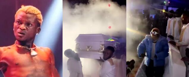 Portable Creates History As He Enters Stage In Casket