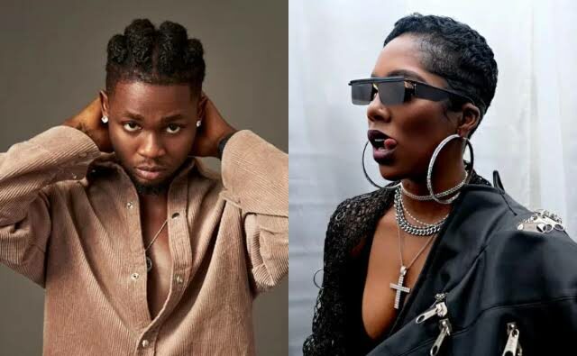 How Omah Lay tried to 'toast' Tiwa Savage in public