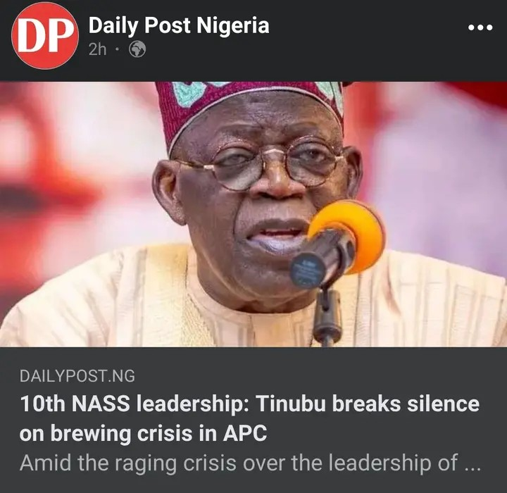 Tinubu Assured Nigerians That APC Will Not Permit PDP To Take Over National Assembly 