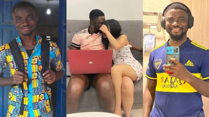 “I may not return” – Teacher who travelled abroad says after finding white lover (Photos)