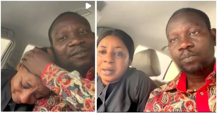 “Your efforts wouldn’t be wasted” Afeez Owo consoles wife as she breaks down in tears