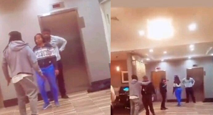Man bursted into tears after catching his wife with another man in hotel (VIDEO)