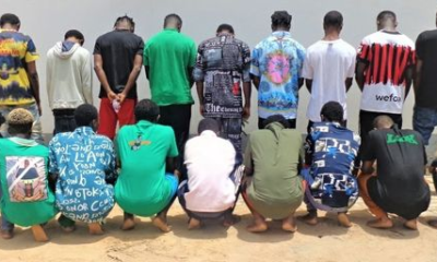 BREAKING: 18 Suspected internet fraudsters cracked in Enugu