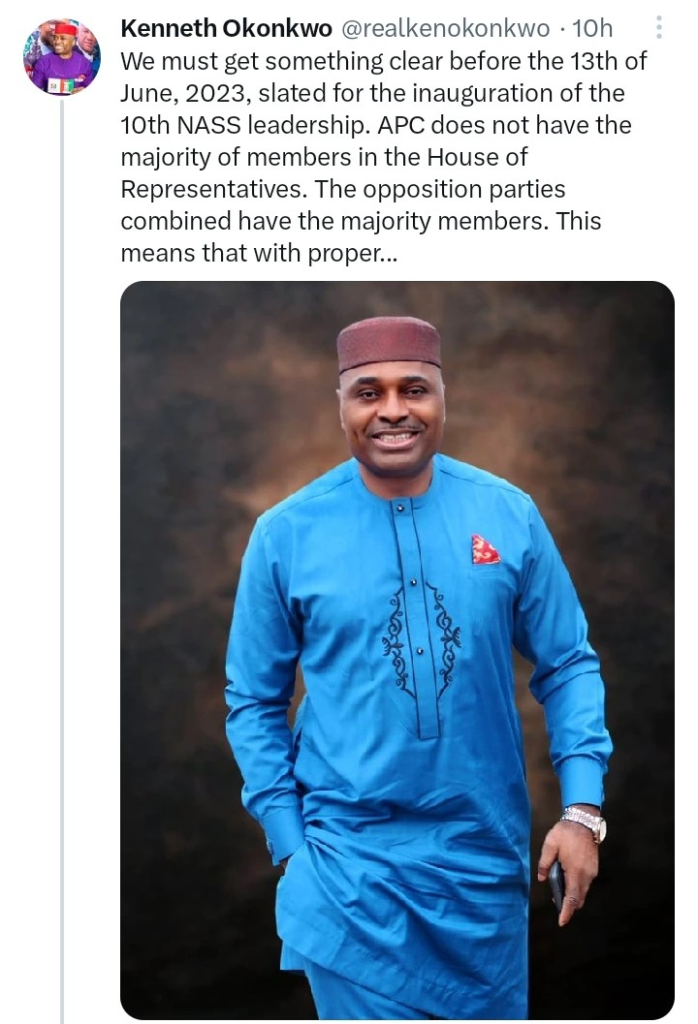 Kenneth Okonkwo: APC's Actions Could Plunge Nigeria Into Unnecessary Ethnic and Religious Rivalry