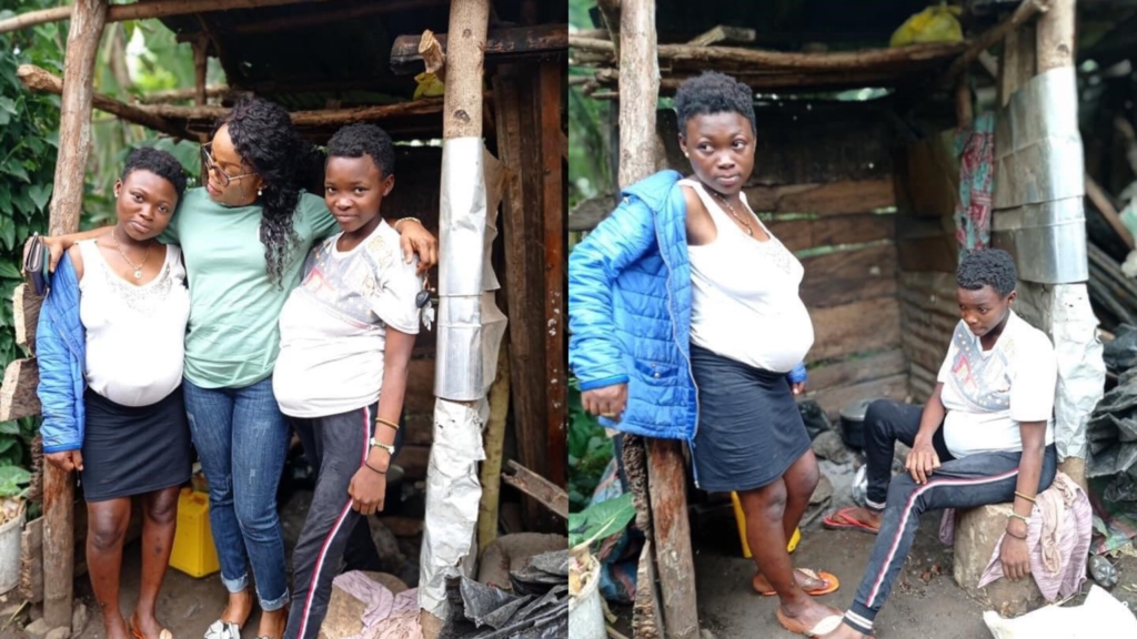 16-years-old identical twin sisters Allegedly impregnated by same boy (Photos)