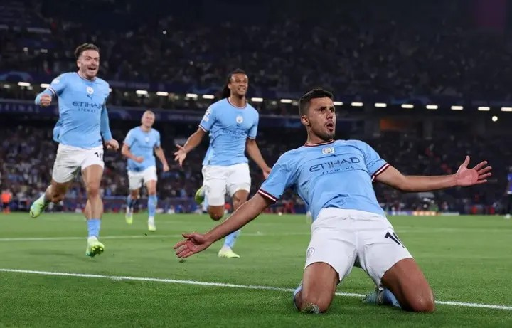 Manchester City Win First Champions League Title, Fans Jubilate
