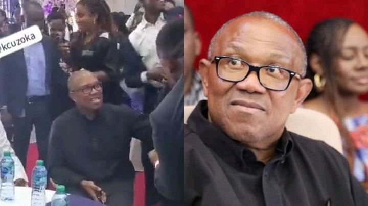 “This Man Is Not Yet Sworn In As President” – Obaze Reacts As People Hail Peter Obi In Church