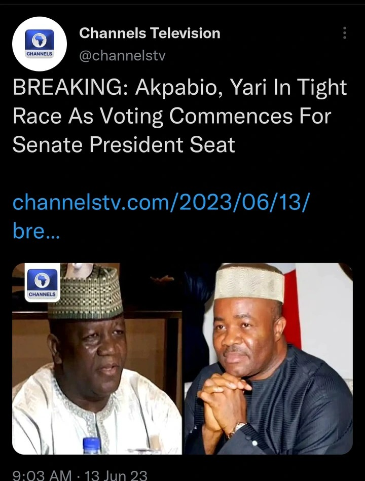 Today's Headlines: Akpabio, Yari In Tight Race As Voting Commences,Court Orders Cannot Be Illegal; Stop Threatening Judiciary – Atiku Warns President Tinubu