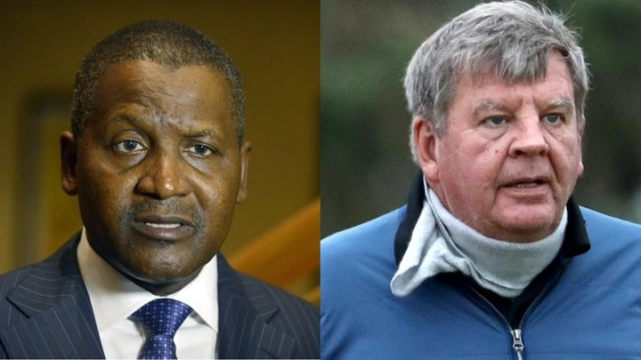 Richest Man In Africa: Dangote Position Was Lost To South African, Johann Rupert