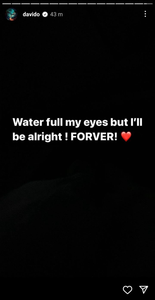 Davido Opens Up About Difficult Father's Day, Says 'Water Full My Eyes'