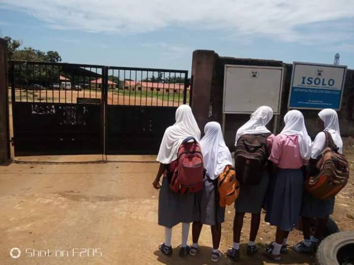 Lagos Muslim students call for sack, jail time for school officials who prevent students from wearing hijab