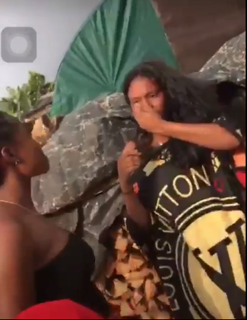 "You Wan Break My Mummy Marriage" Lady Slaps and beat her best friend for allegedly dating her father (Video)