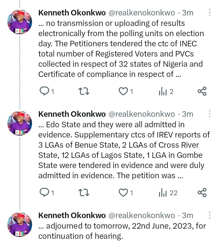 Cyber Security Expert Kenneth Okonkwo Tenders INEC-Signed Letter in Court