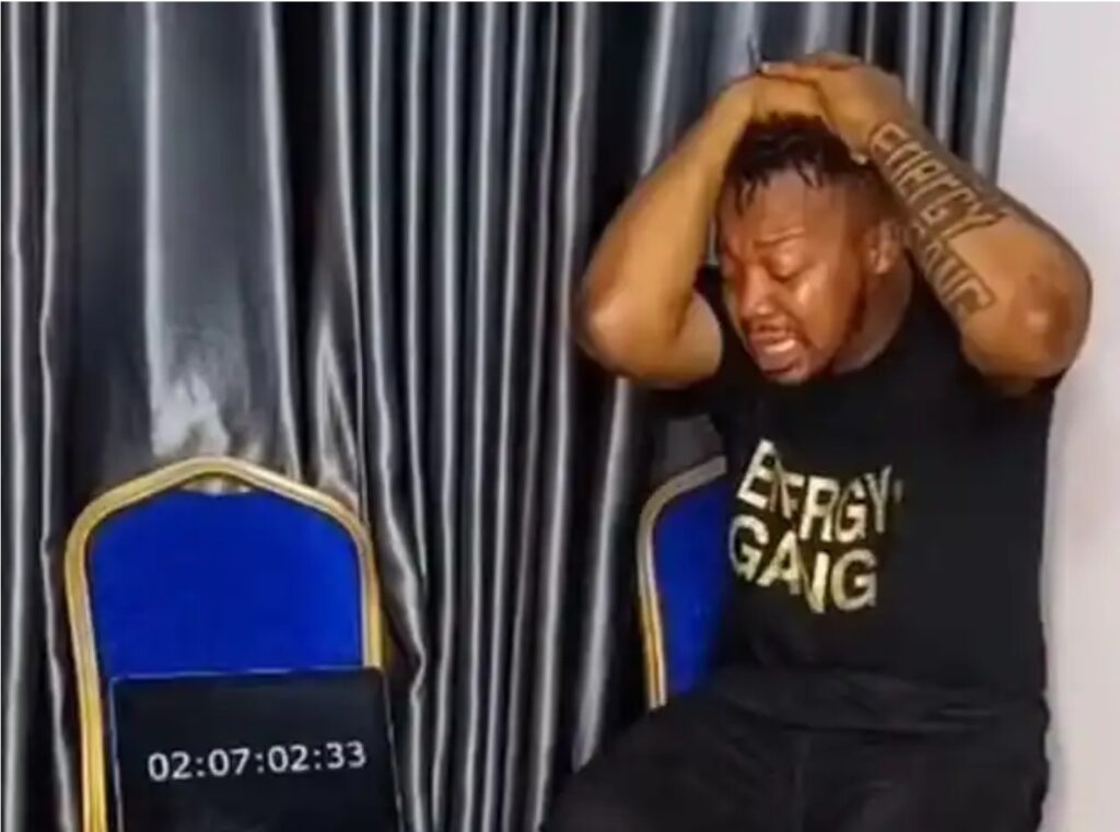 Nigerian man goes blind  while trying to achieve the Guinness Record for 7 days straight Cry-a-thon