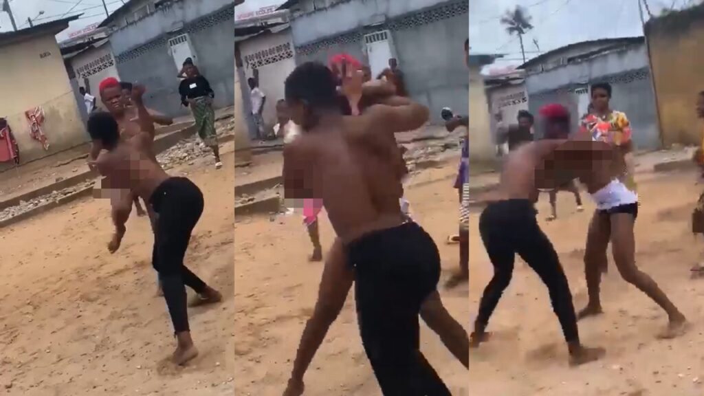 “Unbelievable Catfight” Two beautiful ladies fight dirty over a man (Video)