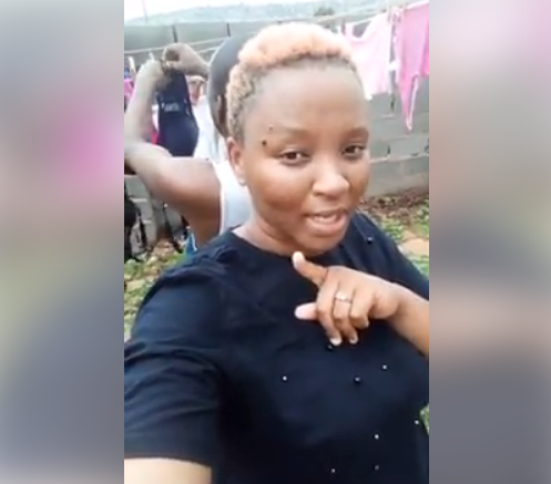 Reactions Trail As A Lady Shows Off Romantic Boyfriend Washing Her Pants & bra (Video)
