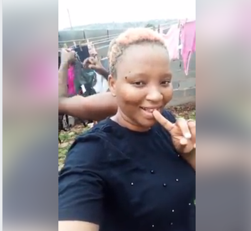 Reactions Trail As A Lady Shows Off Romantic Boyfriend Washing Her Pants & bra (Video)