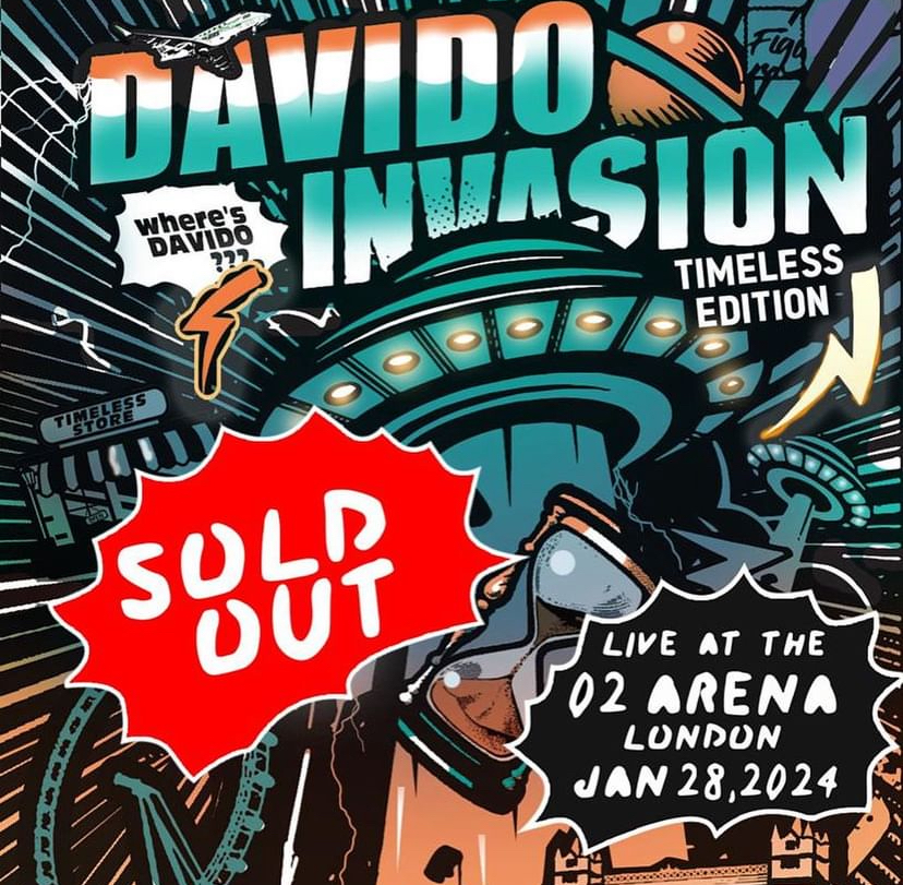 Davido Achieves Another Sold-Out O2 Arena Concert in Anticipation of January 28th Show