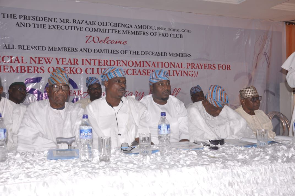 Eko Club Commences 50th Anniversary Celebrations with Inter-Denominational Prayer