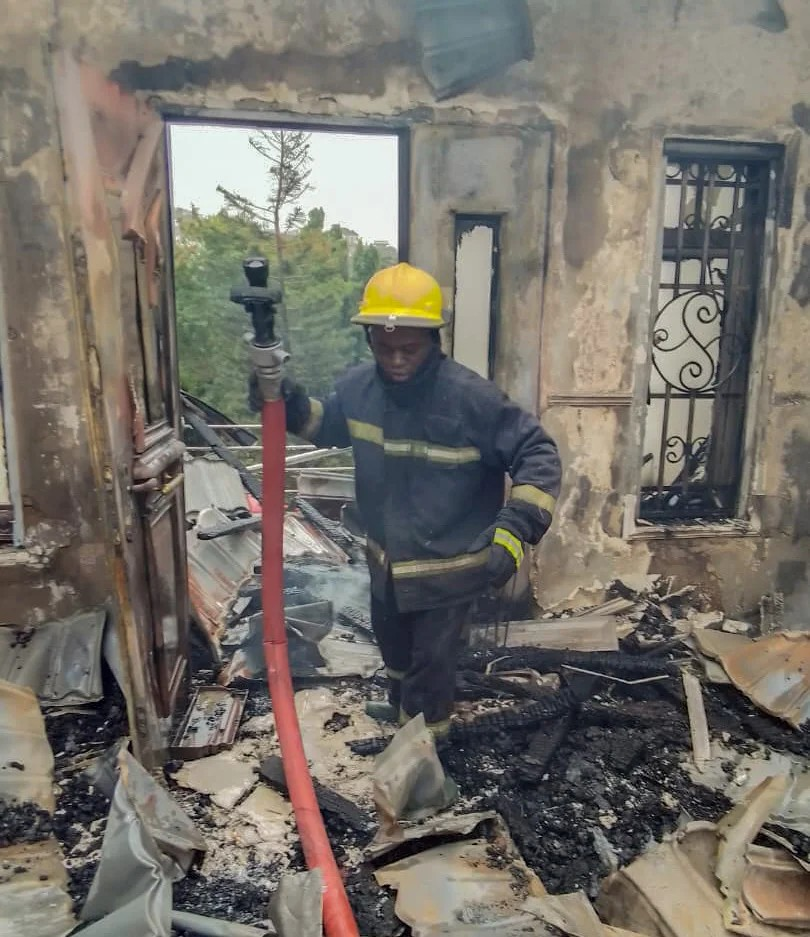 FCT Fire Service Addresses Inferno at Residence of Minister