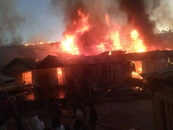 Night of Disaster: Fire Destroys 50 Shops in Kano