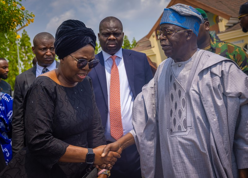 "Tinubu's Visit to Akeredolu's Widow and Olowo of Owo: Here's What Happened (Photos)"