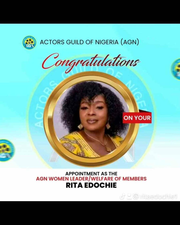 Rita Edochie Appointed as AGN Women's Leader