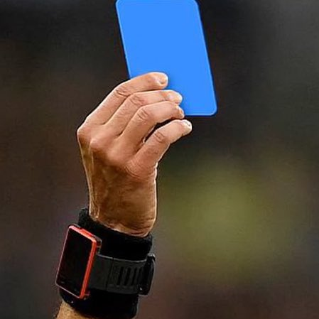 IFAB is set to announce the introduction of Blue cards for players.