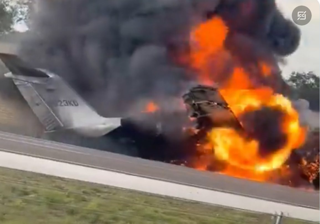 Two Dead, Three Survivors After Jet Crashes on Florida Highway