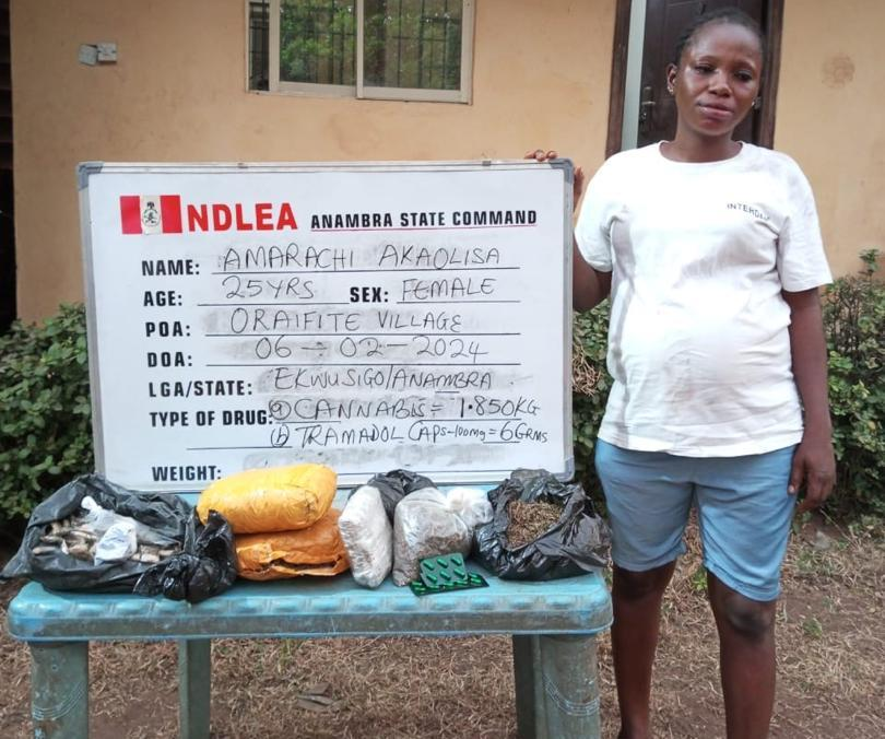 Pregnant Woman, Five Others Arrested for Drug Offenses in Anambra
