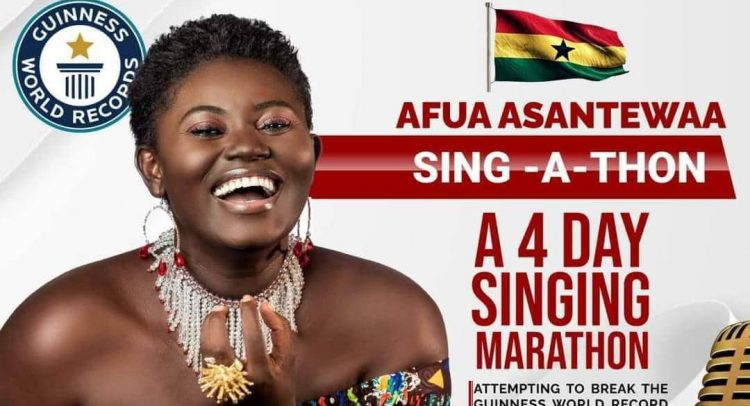 Guinness World Records Declares Afua Asantewaa's Sing-a-Thon Unsuccessful